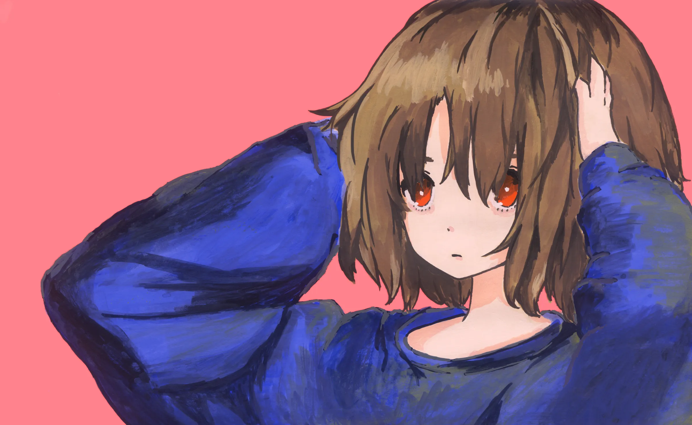 atamakakae curb+level toumei のイラストレーション作品