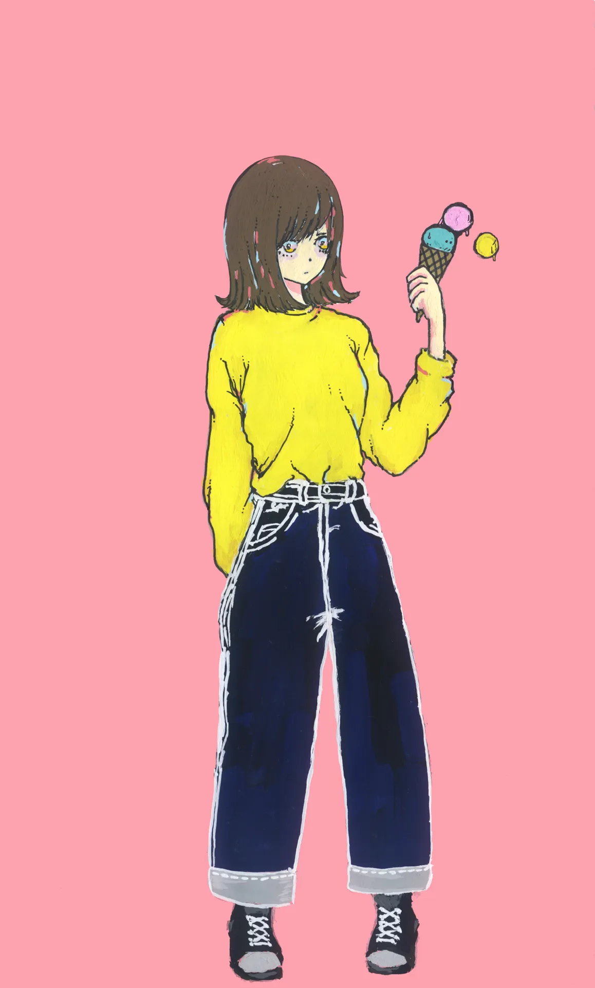 ice twitter のイラストレーション作品